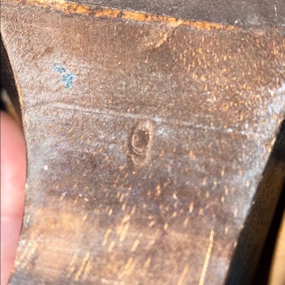 Isabella Fiore Vintage Wood Wedge Heel - Picture 16 of 16